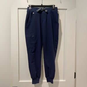FIGS navy Zamora joggers, XS petite